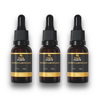 Tada Forte 30ml - Kit com 3 Frascos