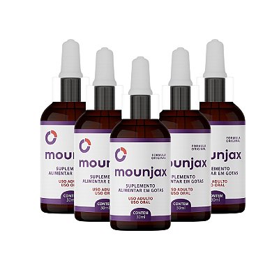 Mounjax 30ml - Kit com 5 Frascos