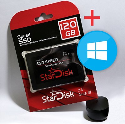 SSD 120GB SPEED SOLID STATE DRIVE 2.5 SATA III + FORMATAÇÃO