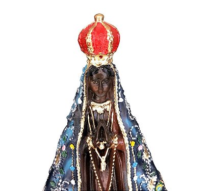 Nossa Senhora Aparecida De 15cm Modelo Resina Italiana