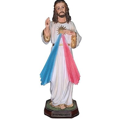 Jesus Misericordioso 30cm Resina Italiana