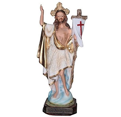 Jesus Ressuscitado 20cm Resina