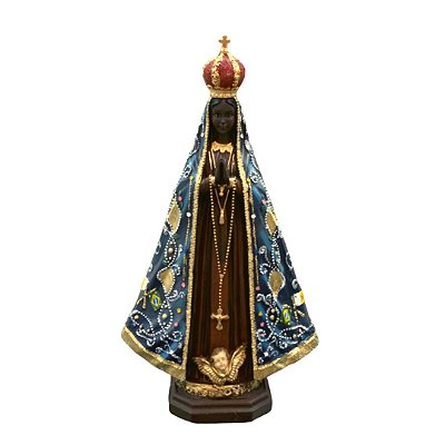 Nossa Senhora Aparecida De Resina Importada (30 Cm)