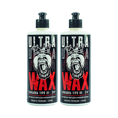 2x Ultra Wax - Cera Premium Importada