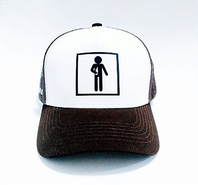 Boné trucker marrom DRUNK - FINDI®
