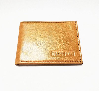 carteira de couro MASCULINA