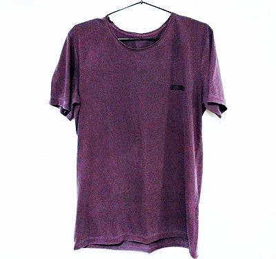 Camiseta gola redonda STONE roxa