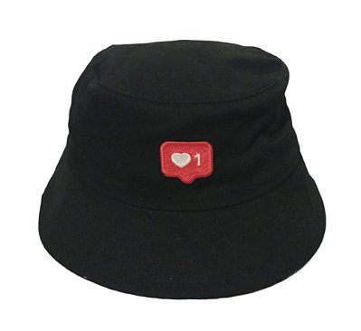 Chapéu bucket preto LIKE - FINDI®