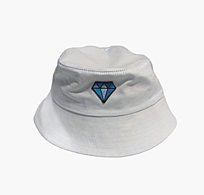 Chapéu bucket branco DIAMOND - FINDI®