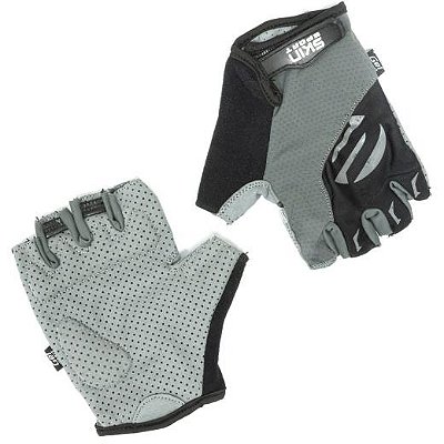 LUVA SKIN SPORT RACE II PTO/CINZA TAM M