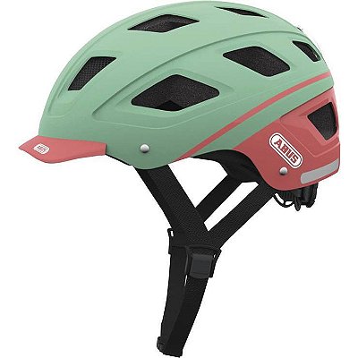 CAPACETE ABUS HYBAN LABEL VERDE TAM L