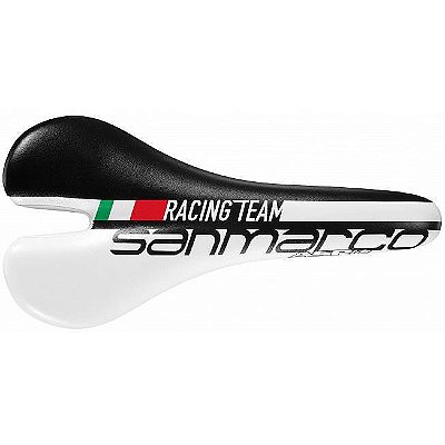 SELIM SELLE SAN MARCO ASPIDE RACING TEAM BRANCO/PRETO MICROFEEL XSILITE RAIL