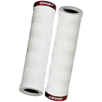 MANOPLA GIANT MTB SOLE 0 BRANCA VERMELHA