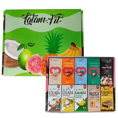 Caixa Presente - Gift box - Zero Açúcar -  Latam Fit  e Latam Protein