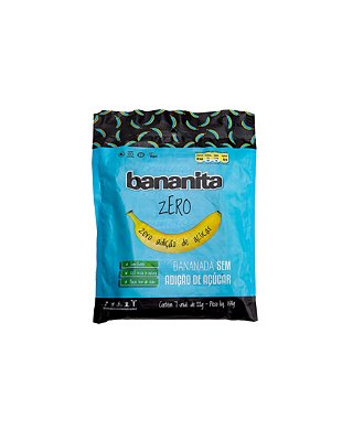 Blister Bananita - Bananinha Zero Açúcar 154g (07 uni. de 22g cada) - Latam Fit