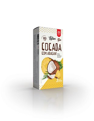 Cocada com Abacaxi Zero Açúcar  - 03 uni. de 22g