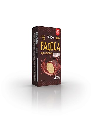 Latam Fit - Paçoca + Chocolate - Zero Açúcar (3 unidades)