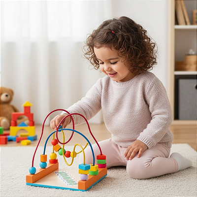 Aramado Montanha Russa Brinquedo Educativo Montessori