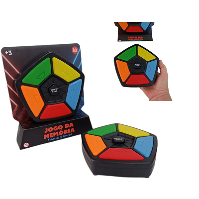 Jogo Memória Gênio 5 Cores Memória Eletrônica Ark Toys