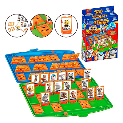 Brinquedo Jogo Qual é o Bicho? Polibrinq
