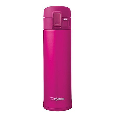 Garrafa Térmica De Aço Inoxidável Zojirushi 480ml Rosa SMKHE48