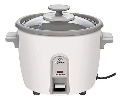 Panela De Arroz Elétrica Zojirushi 3 Copos Branca NHSQ06-WB 220v