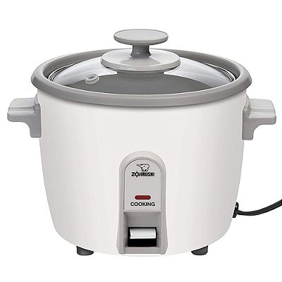 Panela de Arroz Elétrica Zojirushi 3 Copos Branca NHS-06 110v