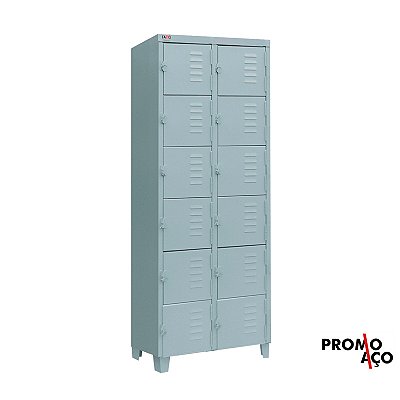 Roupeiro de Aço para Vestiário 12 Portas Mini FT