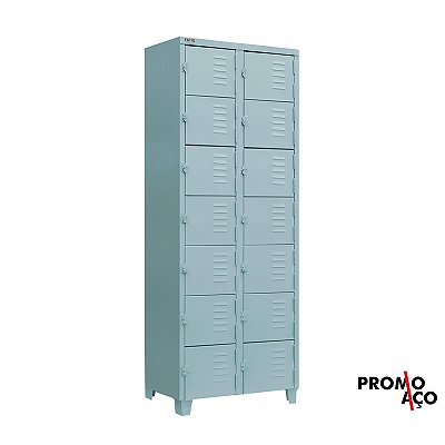 Roupeiro de Aço para Vestiário 14 Portas Mini FT