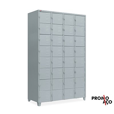 Roupeiro de Aço para Vestiário 32 Portas Mini FT