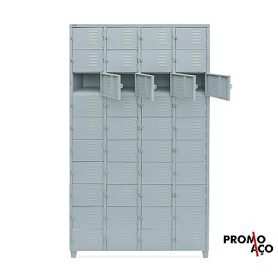 Roupeiro de Aço para Vestiário 40 Portas Mini FT