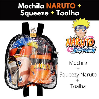 Bolsa + Colar Akatsuki Nuvem Vermelha Anime Naruto Com Zíper. - Escorrega o  Preço