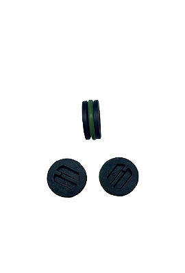 Kit com 3 peças do Tampão do fecho TAMPÃO DE FECHO REP (3 PÇS)