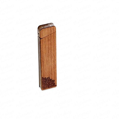 Case Hemp (Porta Cigarro) Wood Burning - Mandala