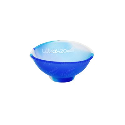 Cuia de Silicone Ultra420 - Mix Azul Branco