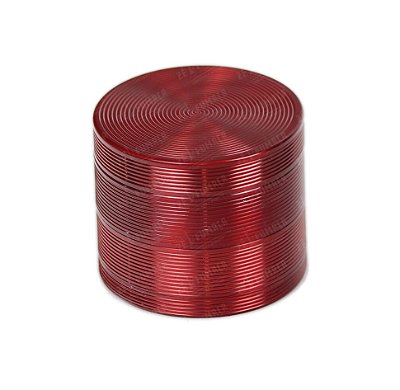 Dichavador de Metal Espiral - Vermelho
