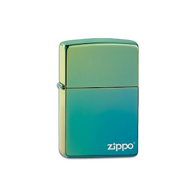 Isqueiro Zippo - Classic High Polish Teal Zippo Logo