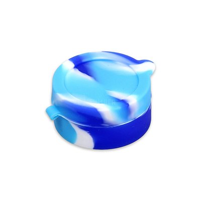 Slick Container com Divisória 10 ml - Azul Claro Branco Azul