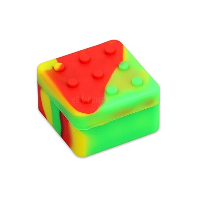 Slick Container LEGO 26 ml com Divisória - Vermelho Amarelo Verde