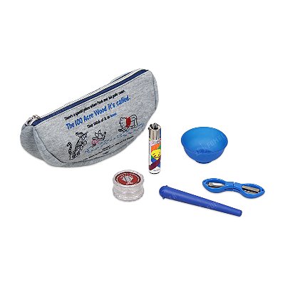 Kit Case Ursinho Pooh - Azul
