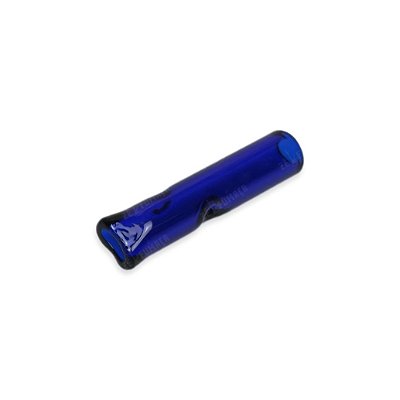 Piteira de Vidro Curta 7 mm - Ponta Chata (Azul)