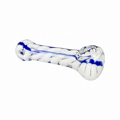 Pipe de Vidro - Mix Branco Azul