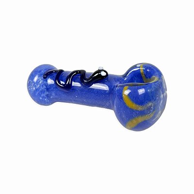 Pipe de Vidro Cobra - Azul