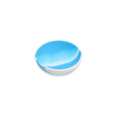 Cuia de Silicone Mini - Mix Azul Branco