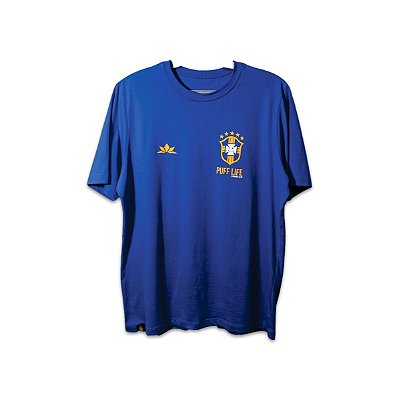 Camiseta Puff Life Brasil - Azul (M)