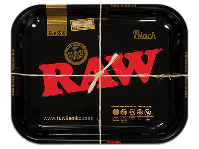 Bandeja de Metal Grande Black Classic - RAW