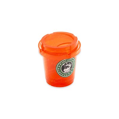 Dichavador de Plástico POT Grinder D&K Copo Coffee - Vermelho