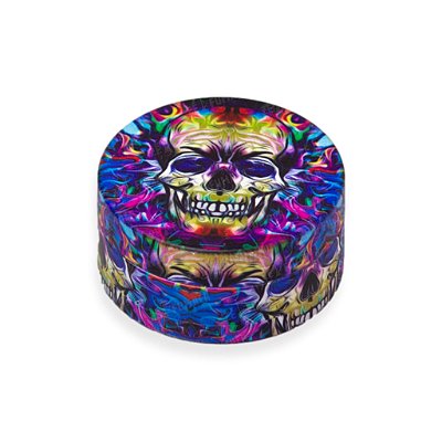 Dichavador de Metal Caveira  - Mix Roxo Verde Azul