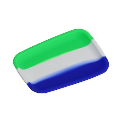 Bandeja de Silicone - Mix Azul Branco Verde