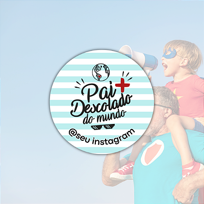 48 Adesivos Dia dos Pais - Modelo 4